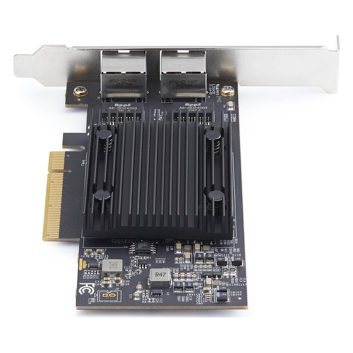 StarTech.com 2-Port PCIe 10Gb Ethernet Netzwerkkarte BCM57416 Chipset 10GBASE-T NIC para Windows y Linux TAA