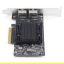 StarTech PEX10000SFPI2 - Tarjeta de Red Ethernet PCIe de 2 Puertos 10Gb, Chipset Broadcom BCM57416, 10GBASE-T, Compatible con Windows y Linux, TAA