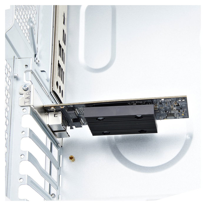 StarTech.com 2-Port PCIe 10Gb Ethernet Netzwerkkarte BCM57416 Chipset 10GBASE-T NIC para Windows y Linux TAA
