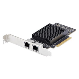 StarTech.com 2-Port PCIe 10Gb Ethernet Netzwerkkarte BCM57416 Chipset 10GBASE-T NIC para Windows y Linux TAA