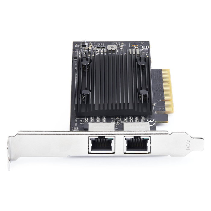 StarTech.com 2-Port PCIe 10Gb Ethernet Netzwerkkarte BCM57416 Chipset 10GBASE-T NIC para Windows y Linux TAA