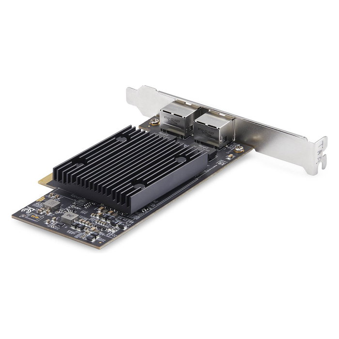 StarTech.com 2-Port PCIe 10Gb Ethernet Netzwerkkarte BCM57416 Chipset 10GBASE-T NIC para Windows y Linux TAA