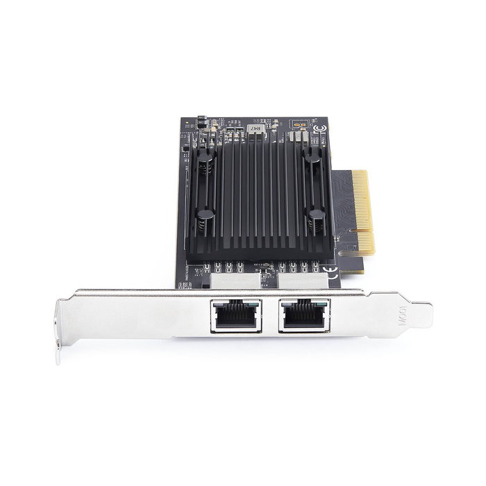 StarTech.com Tarjeta de Red Ethernet PCIe 2 Puertos RJ45 10Gb PR210B-NETWORK-CARD