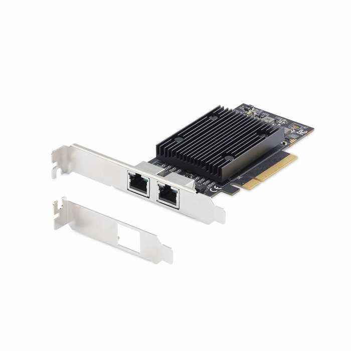StarTech.com Tarjeta de Red Ethernet PCIe 2 Puertos RJ45 10Gb PR210B-NETWORK-CARD