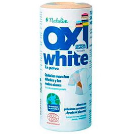NATULIM Oxi White Polvo Blanqueador Potente para Ropa y Eliminación de Manchas Difíciles, Certificado Ecocert, 500 Gr