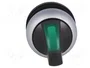 Eaton M22-WRLK-G Pulsador Luminoso de 2 Posiciones Verde con Enclavamiento