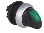 Eaton M22-WRLK-G Pulsador Luminoso de 2 Posiciones Verde con Enclavamiento