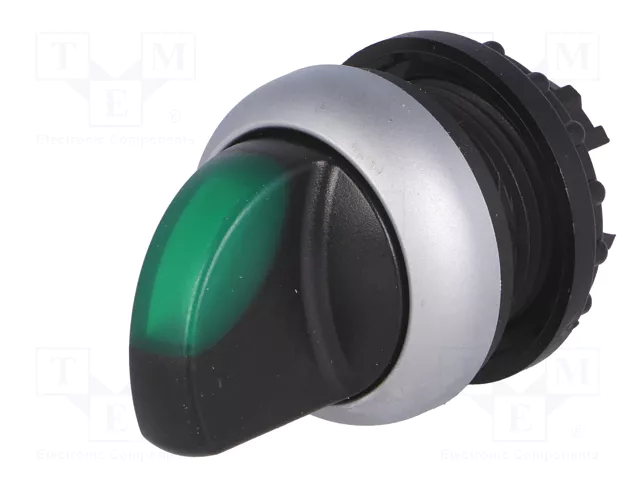 Eaton M22-WRLK-G Pulsador Luminoso de 2 Posiciones Verde con Enclavamiento Eaton M22-WRLK-G Pulsador Luminoso de 2 Posiciones Verde con Enclavamiento