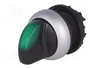 Eaton M22-WRLK-G Pulsador Luminoso de 2 Posiciones Verde con Enclavamiento