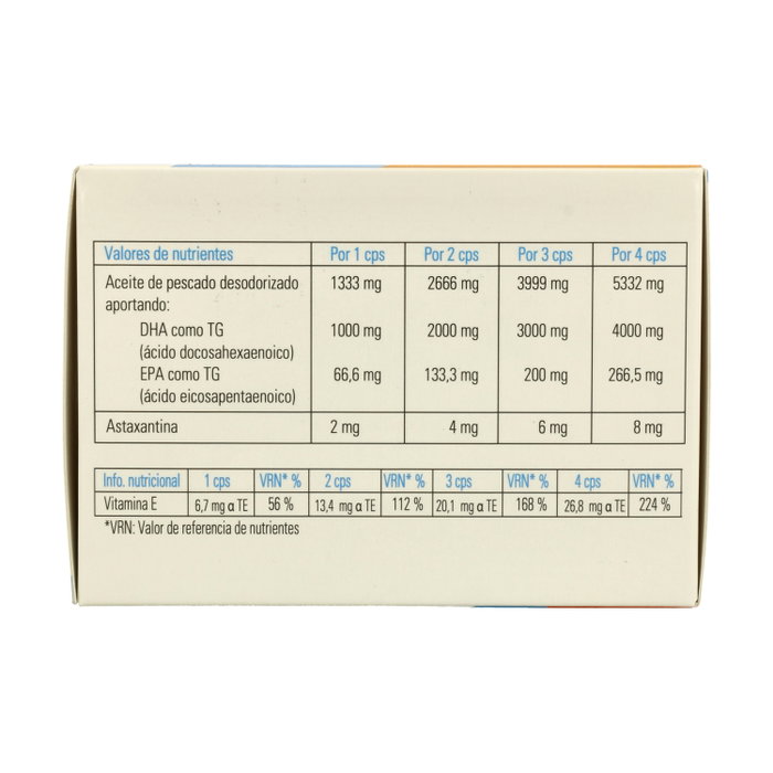 Egle NPD1 DHA 80TG + Astaxantina 60 cápsulas