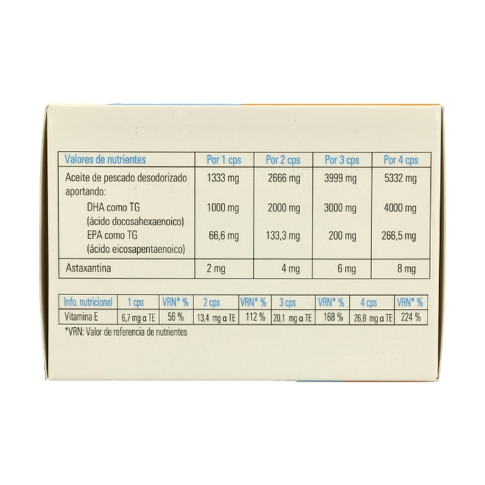 Egle NPD1 DHA 80TG + Astaxantina 60 cápsulas