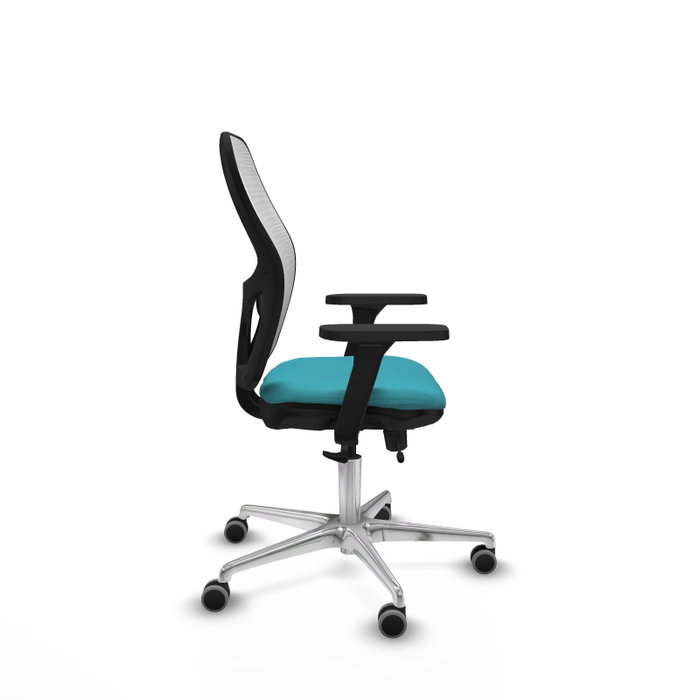 PIQUERAS Y CRESPO Silla de oficina Jorquera Turquesa y Blanco