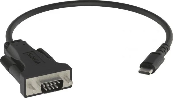 Vision TC-USBCSER/BL Adaptador USB-C a Serial RS232 para PC y Mac - 480 Mbps, 5V