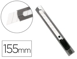 Q-connect Cúter Metálico Ancho Cuchilla Cerámica 18 mm XD-C78 Blister 1 Unidad