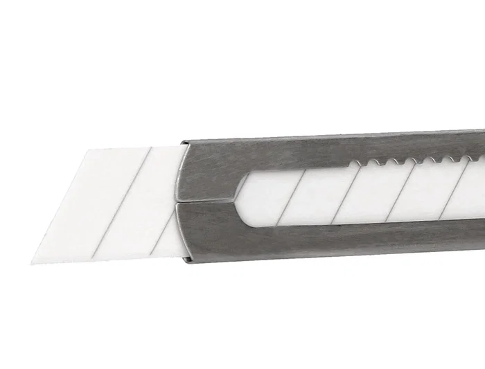 Q-connect Cúter Metálico Ancho Cuchilla Cerámica 18 mm XD-C78 Blister 1 Unidad