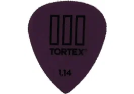 Dunlop Tortex / Tiii - Pack 12 Unidades - Púas de Guitarra - 1.14mm - 5x1.3x6cm
