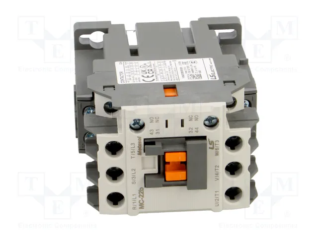 LS ELECTRIC Contactor METASOL MC-22B 12VDC 3-polar