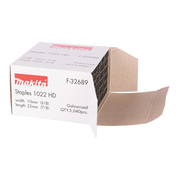 Makita staples 10-22mm f-32689 5040 pcs.
