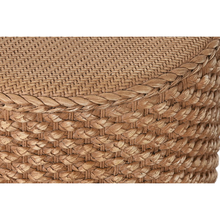 DKD Home Decor Mesita Auxiliar Magnesia Marrón Claro