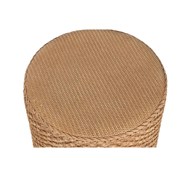 DKD Home Decor Mesita Auxiliar Magnesia Marrón Claro