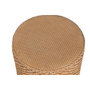 DKD Home Decor Mesita Auxiliar Magnesia Marrón Claro