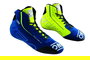 Omp Zapatillas Omp Tecnica My2025 OMPIC0-0836-A01-044-44 FIA 8856-2018 Piel Azul - Amarillo Talla 44