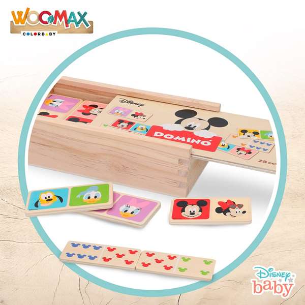 WOOMAX Domino Baby Disney de madera