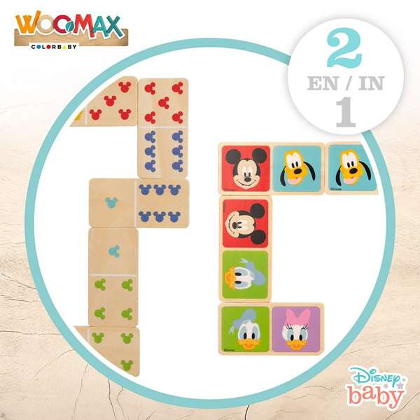 WOOMAX Domino Baby Disney de madera
