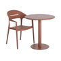 Mesa Terracota Metal Salón 70 X 70 X 73 cm