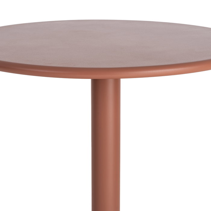 Mesa Terracota Metal Salón 70 X 70 X 73 cm