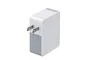 Ednet Adaptador de corriente universal con 4 puertos USB, Blanco, 31809