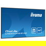 iiyama 65" 4K UHD IPS 3840x2160 25% Haze Monitor para Uso Profesional 24/7 Landscape y Portrait con Media Player USB