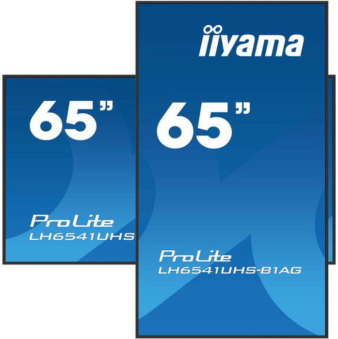 iiyama 65" 4K UHD IPS 3840x2160 25% Haze Monitor para Uso Profesional 24/7 Landscape y Portrait con Media Player USB iiyama 65" 4K UHD IPS 3840x2160 25% Haze Monitor para Uso Profesional 24/7 Landscape y Portrait con Media Player USB