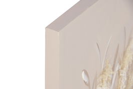 DKD Home Decor Cuadro Boho Beige Blanco 3 x 80 x 40 cm (4 Unidades)