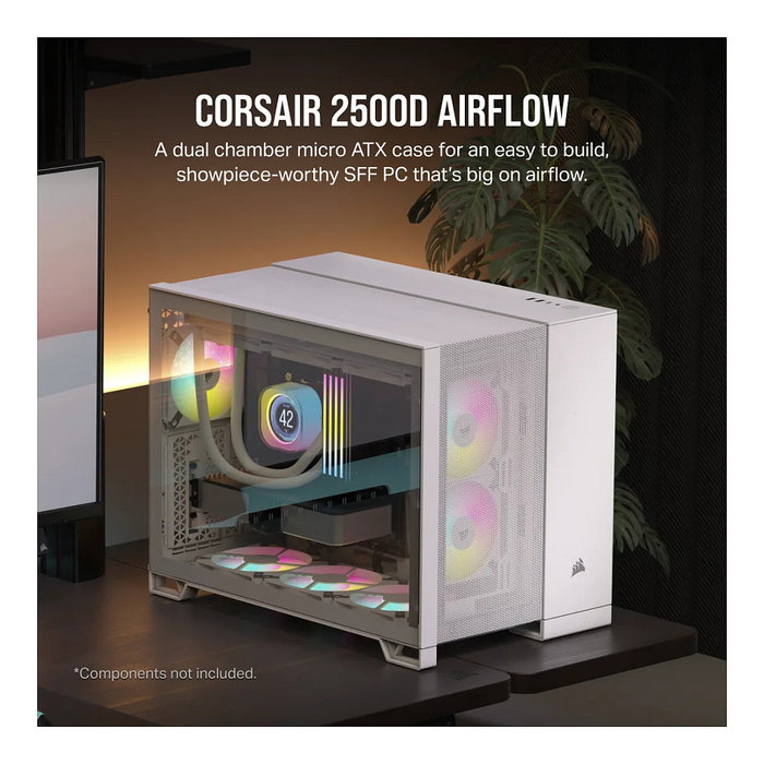 Corsair 2500D AIRFLOW Blanca Micro ATX Corsair 2500D AIRFLOW Blanca Micro ATX