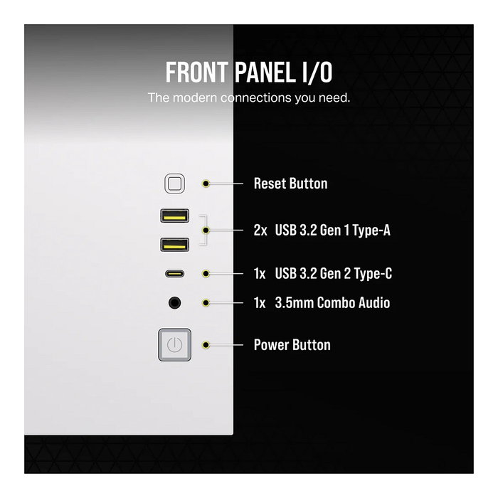 Corsair 2500D AIRFLOW Blanca Micro ATX Corsair 2500D AIRFLOW Blanca Micro ATX