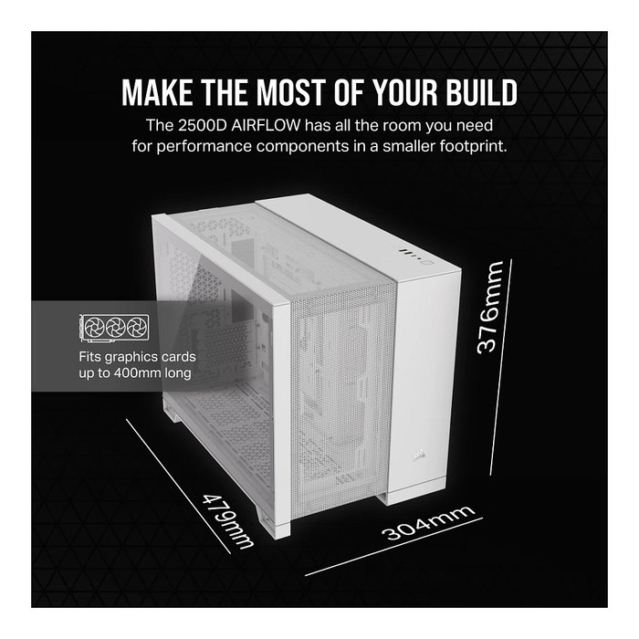 Corsair 2500D AIRFLOW Blanca Micro ATX Corsair 2500D AIRFLOW Blanca Micro ATX