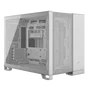 Caja pc corsair geh midi 2500d airflow tempered glass blanco