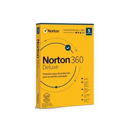 Norton 360 Deluxe 50GB 1 Usuario 5 Dispositivos 12 Meses Caja