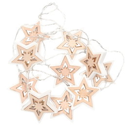 GSC Evolution Estrellas LED de madera 1,35M Luz cálida