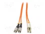 QOLTEC Cable de conexión de fibra óptica OM2 FC/UPC a LC/UPC 3m