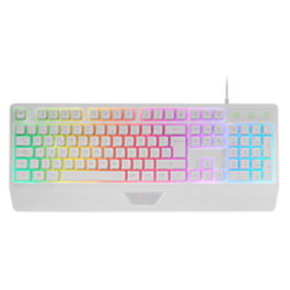 Mars gaming MK124 Teclado gaming semimecánico Blanco