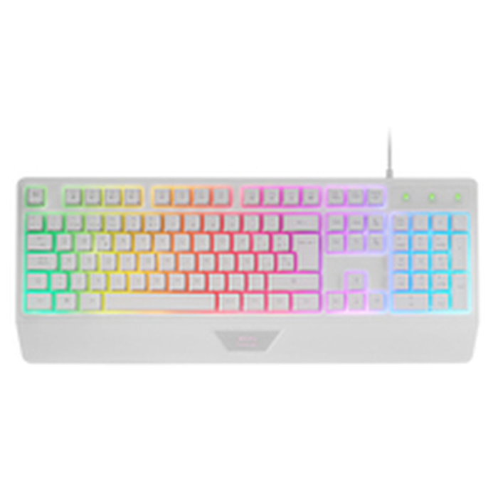 Mars gaming MK124 Teclado gaming semimecánico Blanco Mars gaming MK124 Teclado gaming semimecánico Blanco