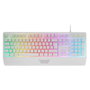 Mars gaming MK124 Teclado gaming semimecánico Blanco