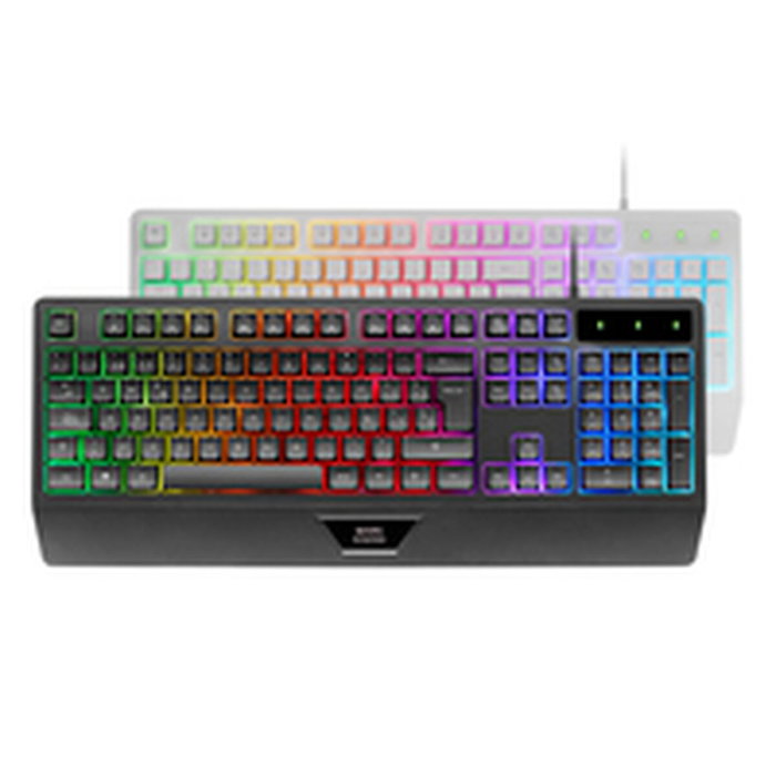 Mars gaming MK124 Teclado gaming semimecánico Blanco Mars gaming MK124 Teclado gaming semimecánico Blanco