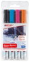 EDDING 95 Set de 4 rotuladores para cristal Multicolor