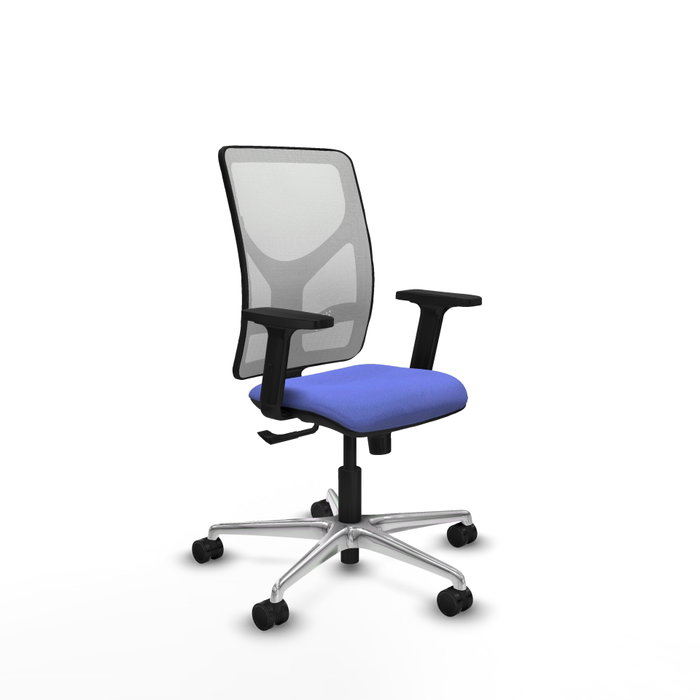 PIQUERAS Y CRESPO Silla de oficina Motilla con mecanismo Sincro, Azul claro y Blanco PIQUERAS Y CRESPO Silla de oficina Motilla con mecanismo Sincro, Azul claro y Blanco
