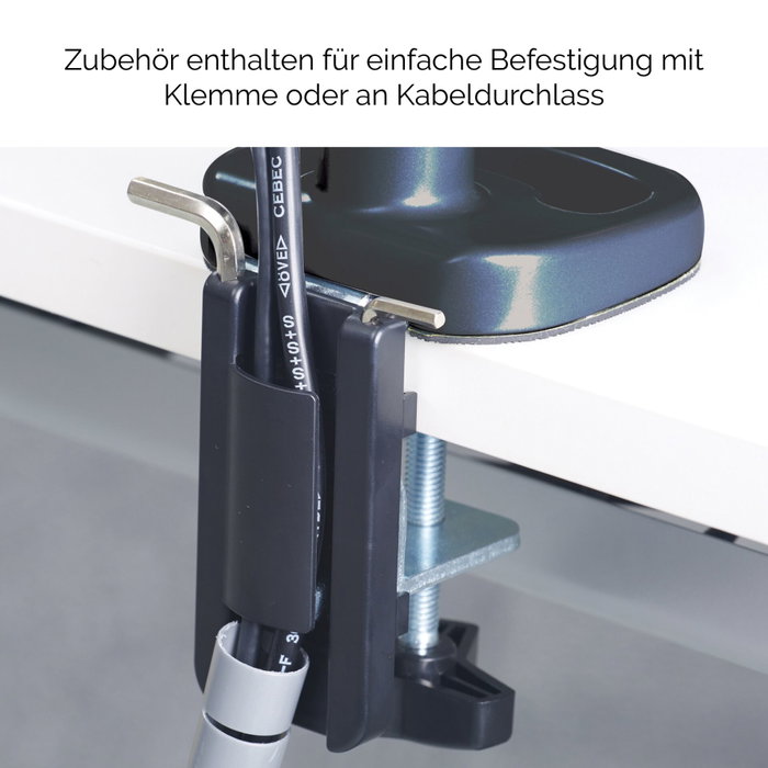 Fellowes Brazo para monitor EPPA Single negro