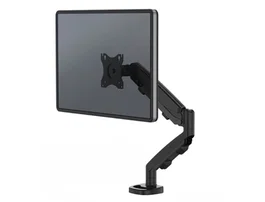 Fellowes Brazo para Monitor Ajustable en Altura, Soporte para 1 Pantalla, Normativa VESA, Hasta 10 kg, Negro