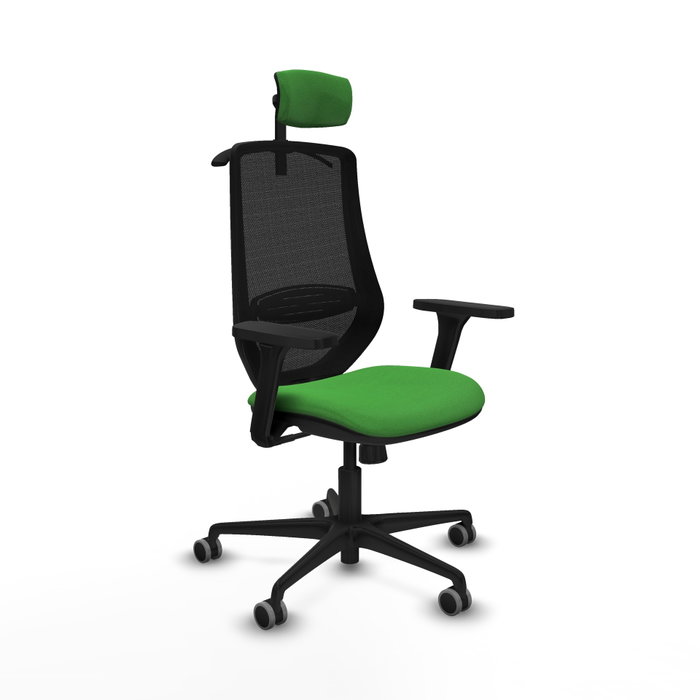 PIQUERAS Y CRESPO Silla de oficina Mardos con mecanismo Sincro, Verde y Negro PIQUERAS Y CRESPO Silla de oficina Mardos con mecanismo Sincro, Verde y Negro